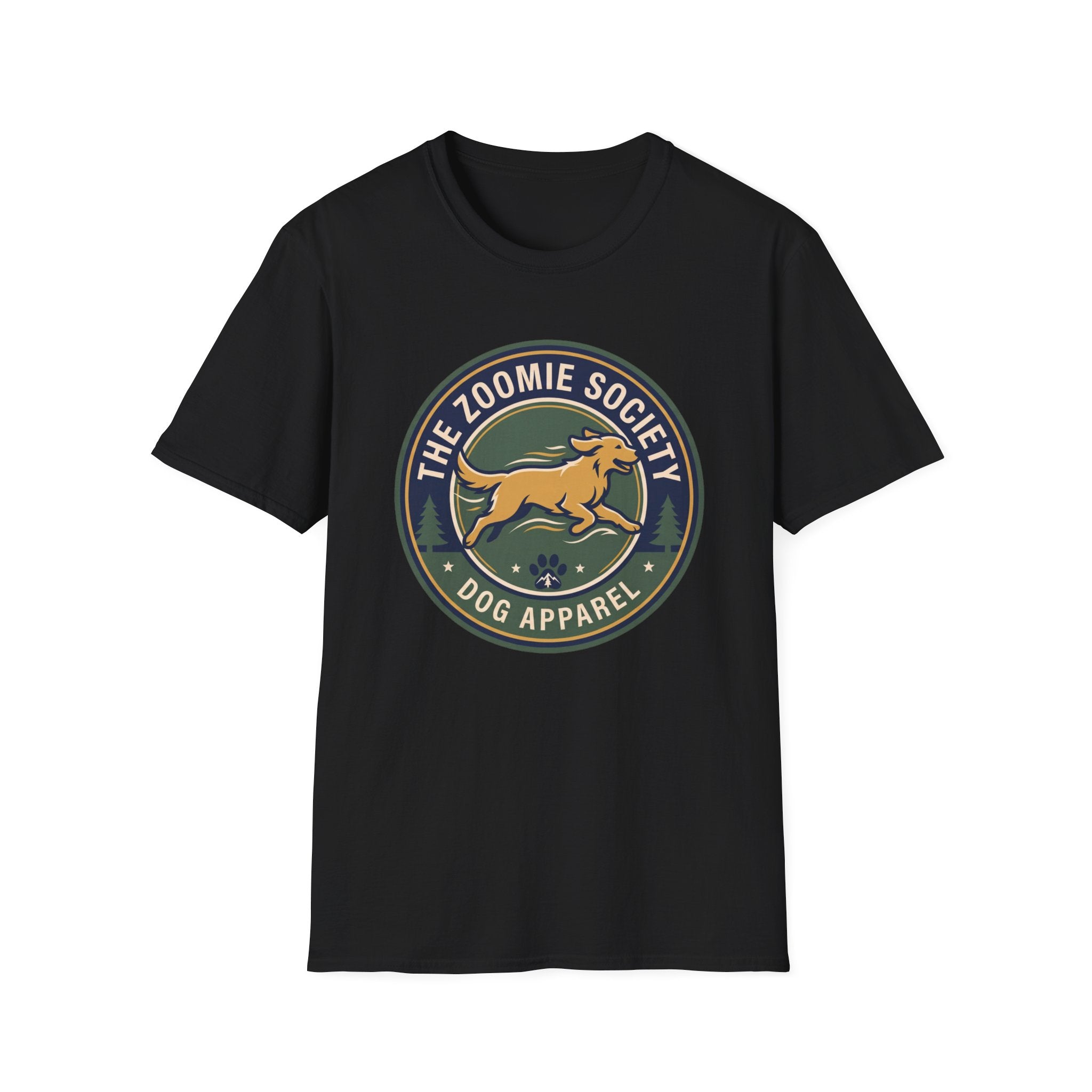 The Zoomie Society Dog T-Shirt — Retro Running Dog Graphic Tee