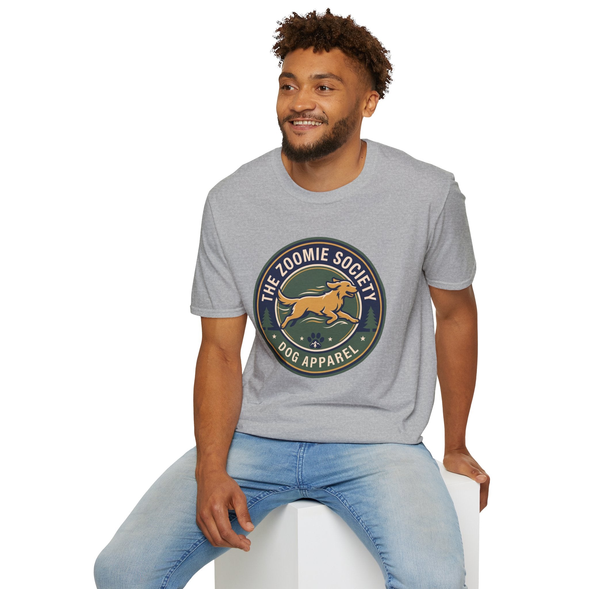 The Zoomie Society Dog T-Shirt — Retro Running Dog Graphic Tee