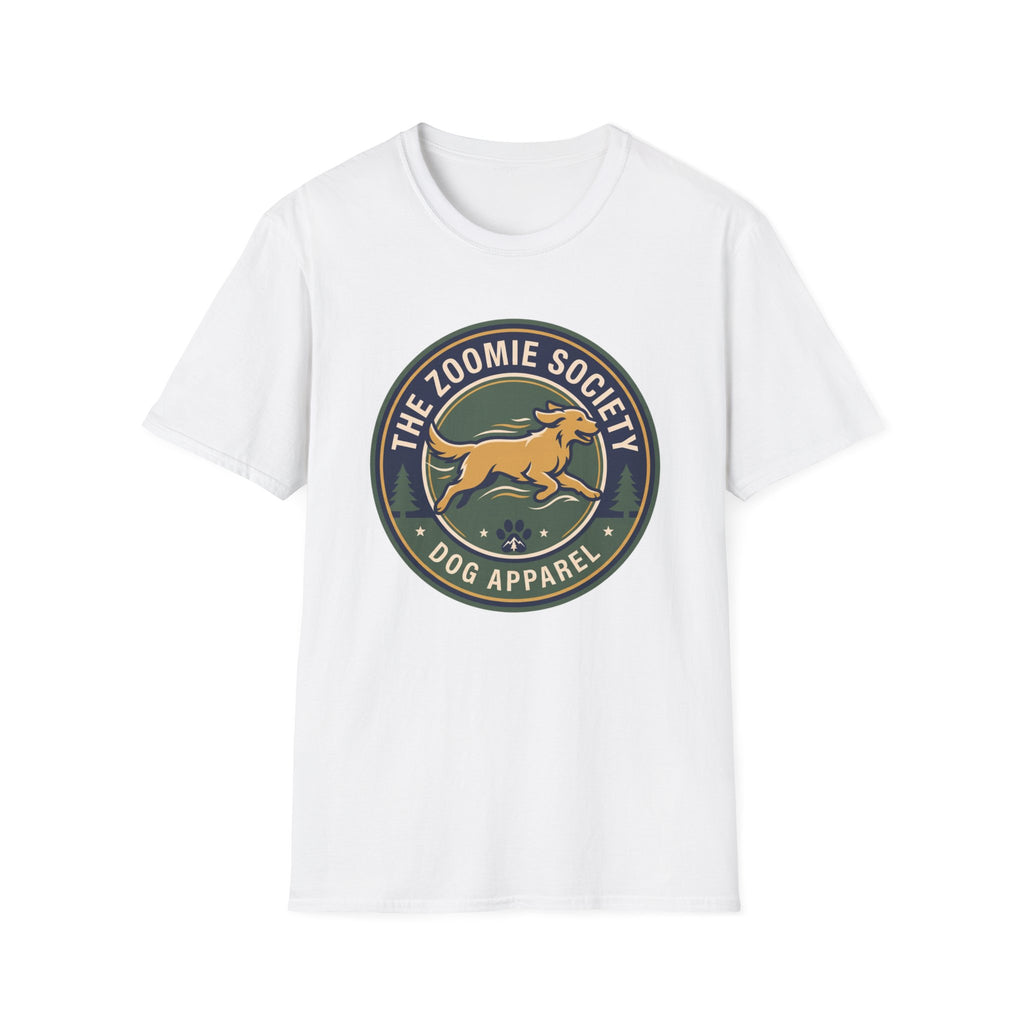The Zoomie Society Dog T-Shirt — Retro Running Dog Graphic Tee