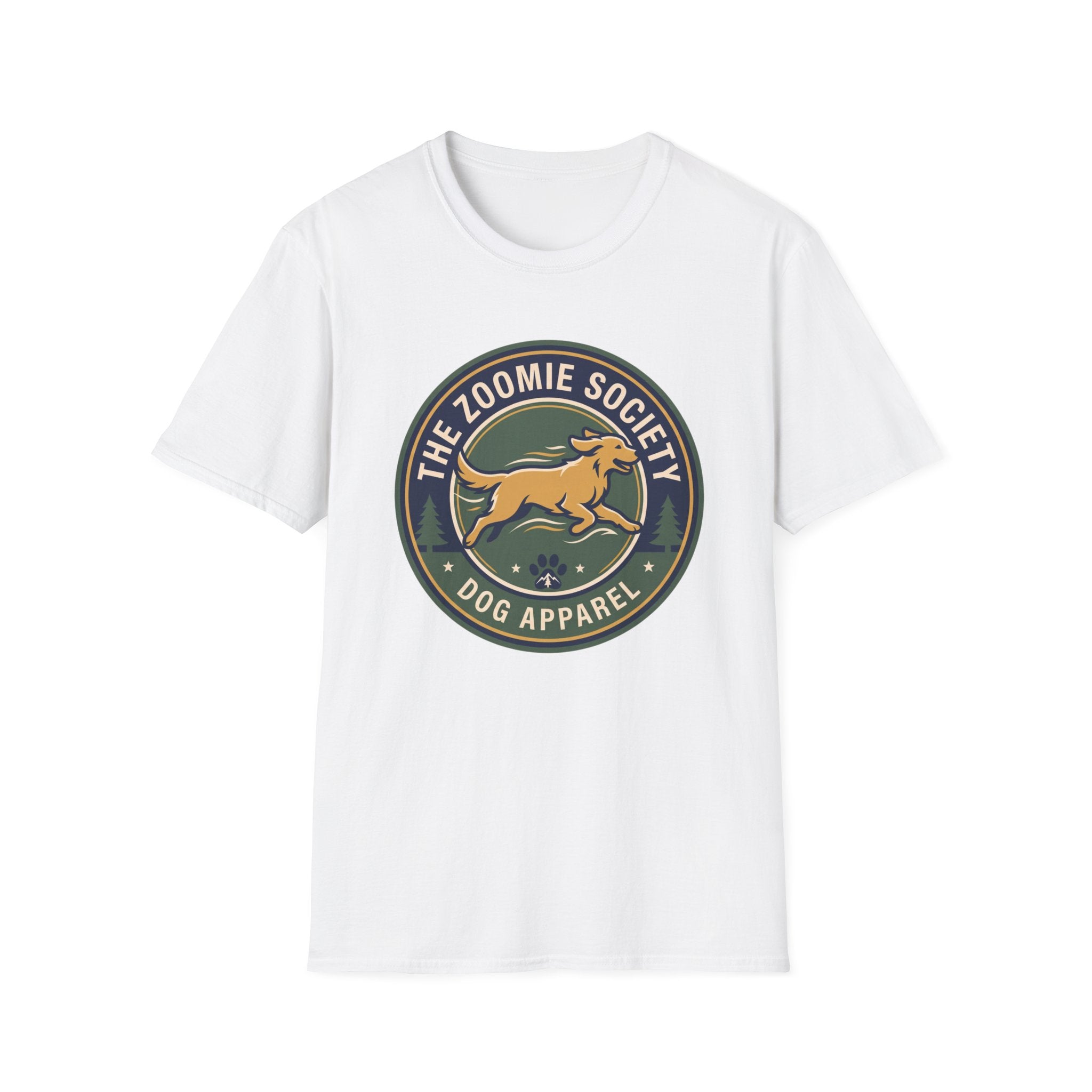 The Zoomie Society Dog T-Shirt — Retro Running Dog Graphic Tee