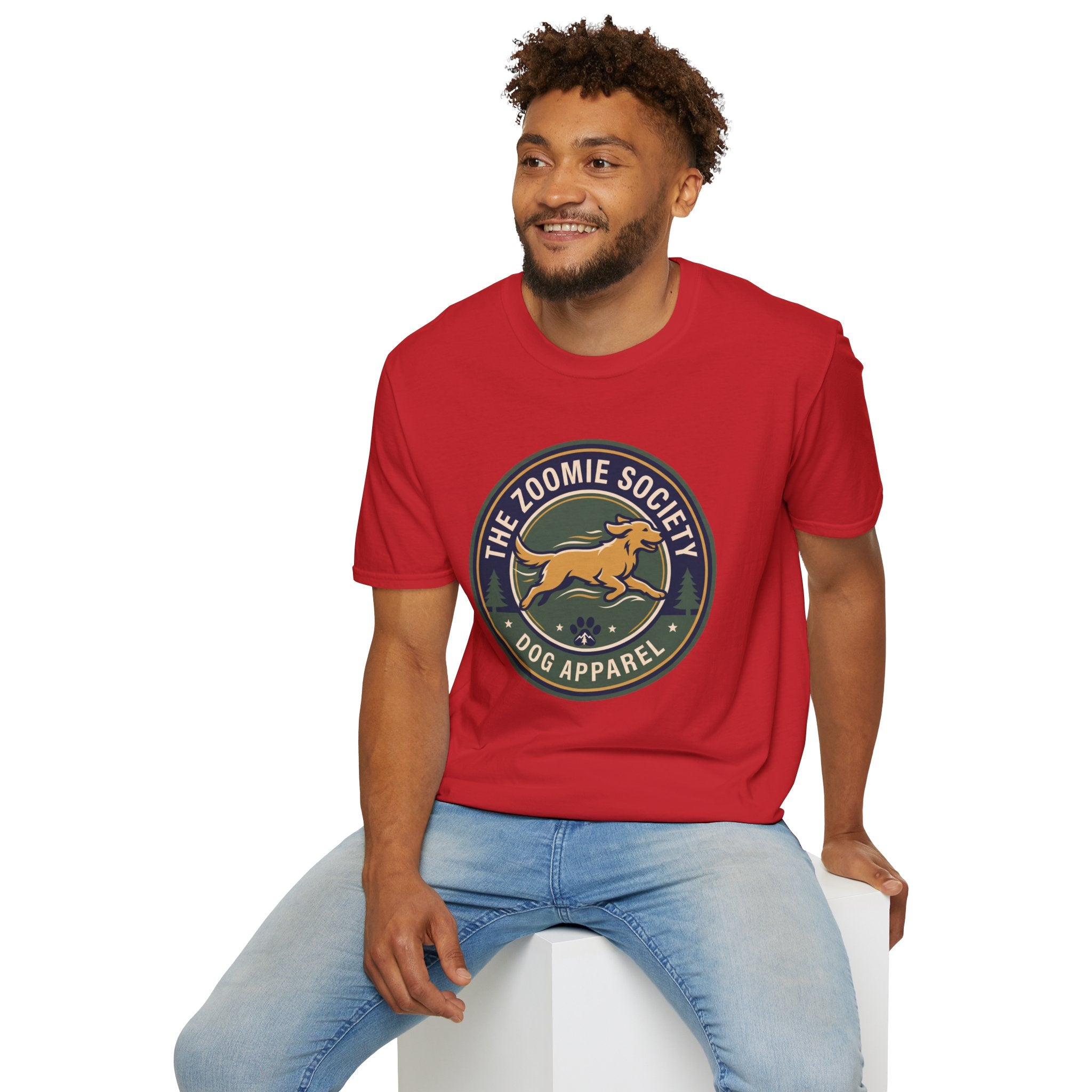The Zoomie Society Dog T-Shirt — Retro Running Dog Graphic Tee