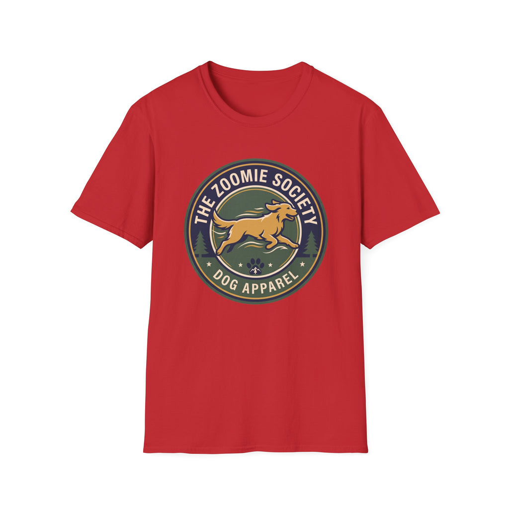The Zoomie Society Dog T-Shirt — Retro Running Dog Graphic Tee