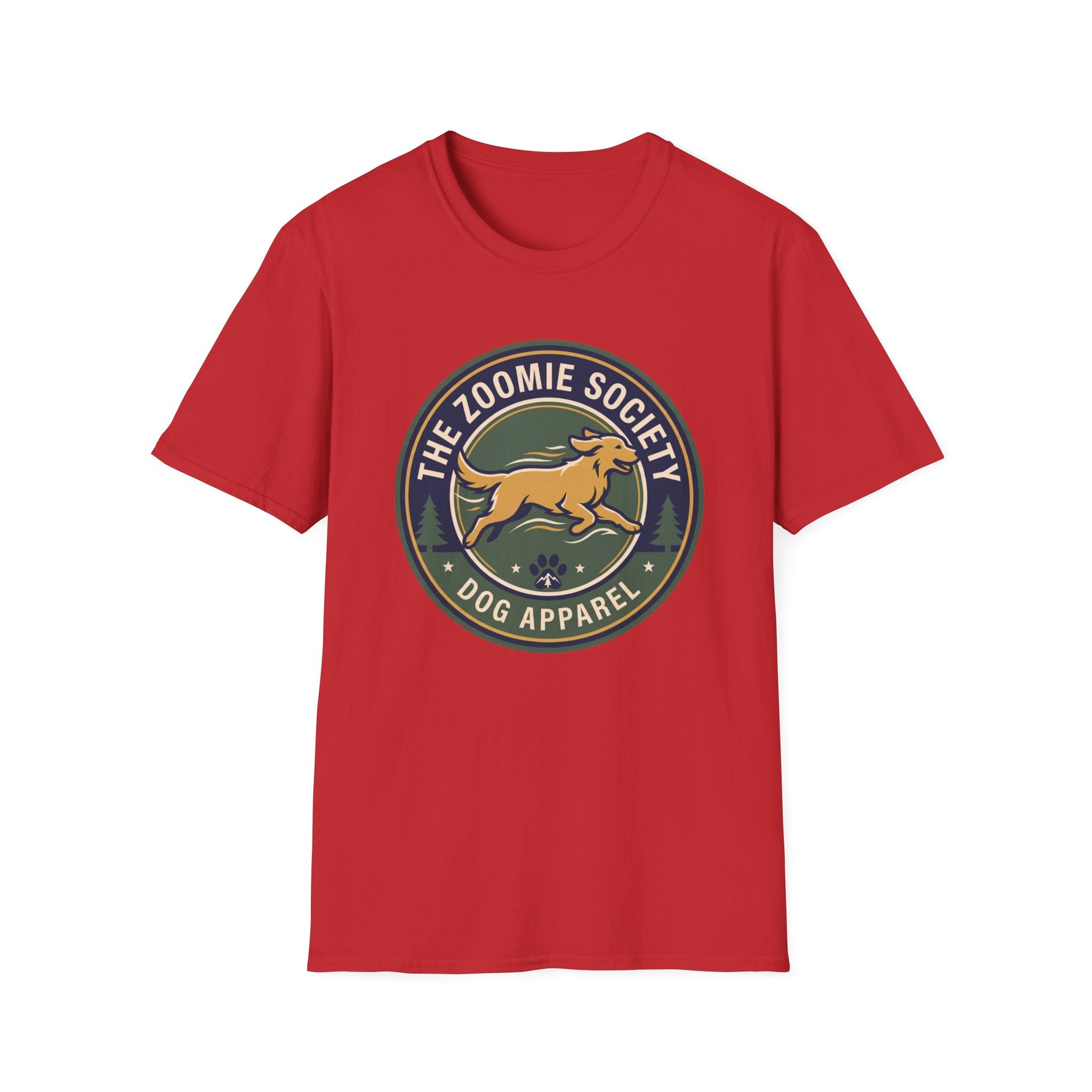The Zoomie Society Dog T-Shirt — Retro Running Dog Graphic Tee