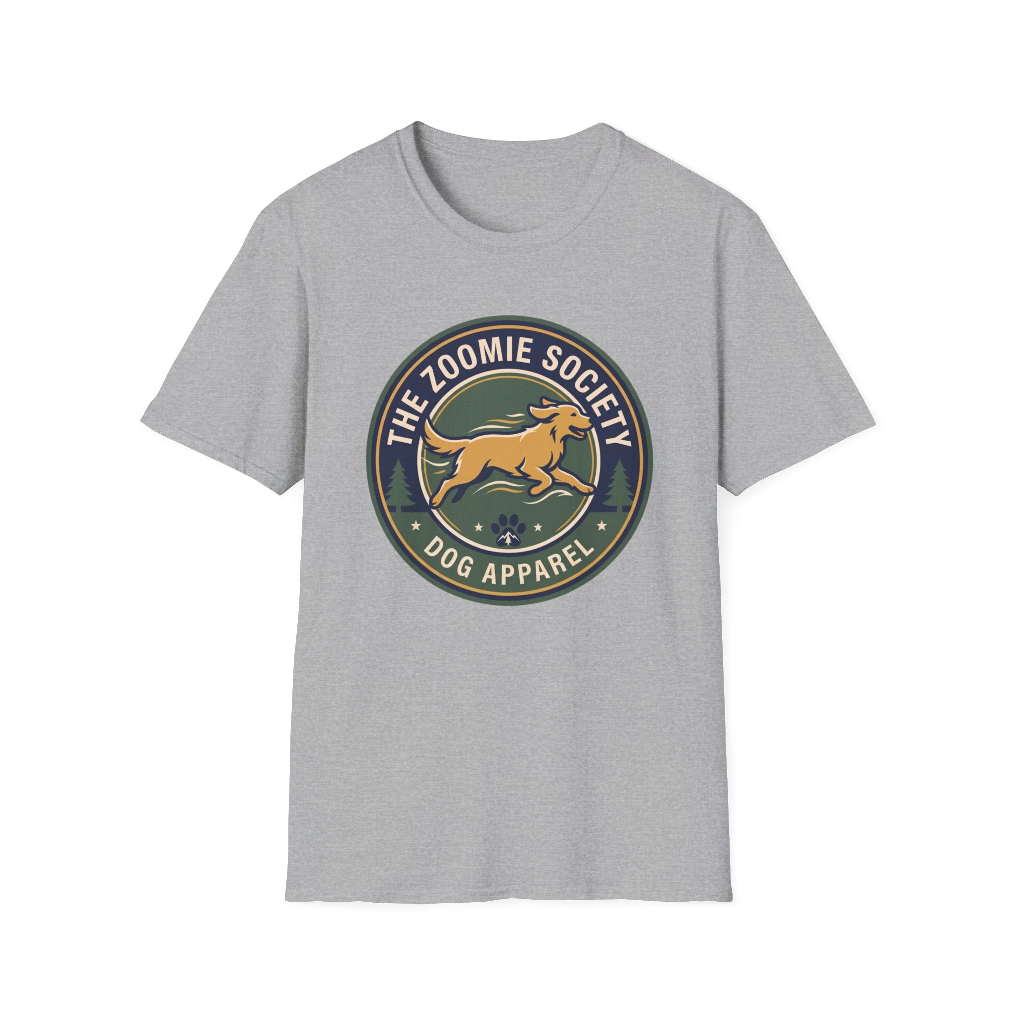 The Zoomie Society Dog T-Shirt — Retro Running Dog Graphic Tee